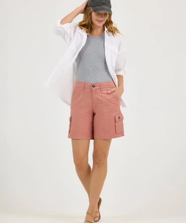Women's Ultra Lux Comfort with Flex-to-Go Relaxed Fit Cargo Short