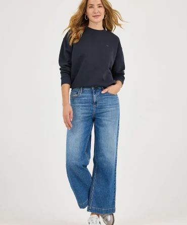 Women's Legendary Wide Leg Crop Jean