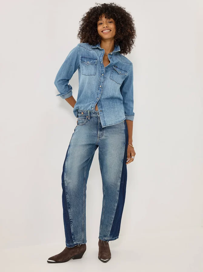 Women's Adjustable Low Slung Barrel Rider™ Jean - Image 2
