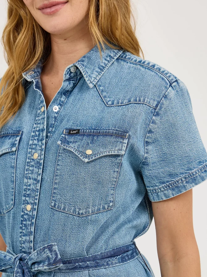 Women's Legendary Western Belted Dress - Image 4
