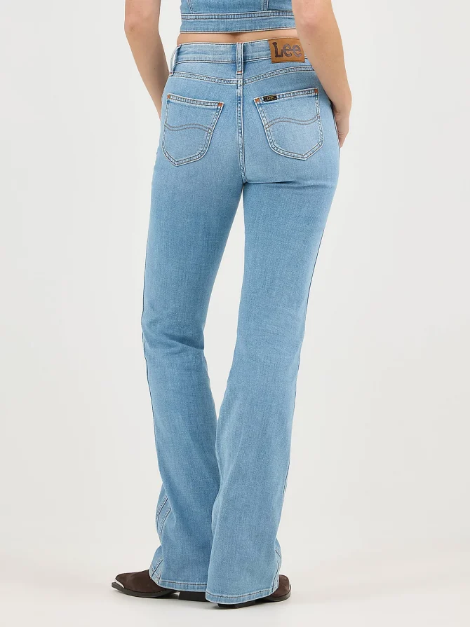 Women's High Rise Double Side Seam Bootcut Jean - Image 4