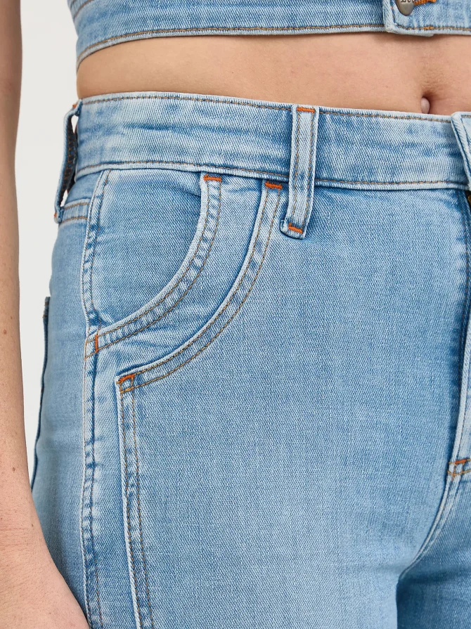 Women's High Rise Double Side Seam Bootcut Jean - Image 6