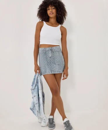 Women's Mid Thigh Mini Skirt