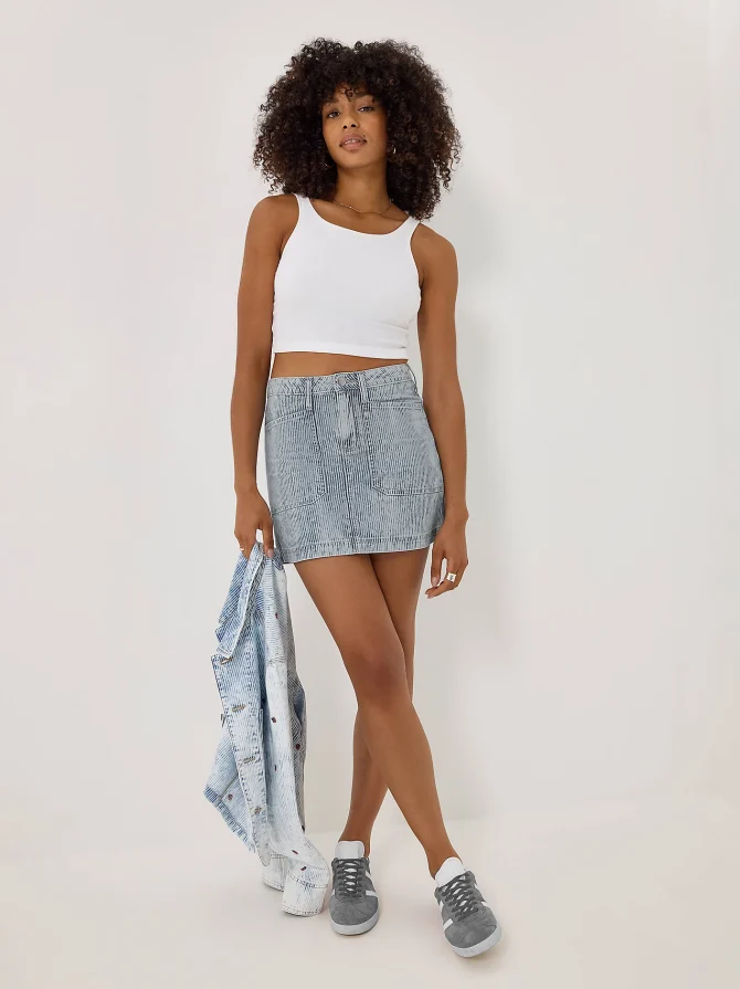 Women's Mid Thigh Mini Skirt