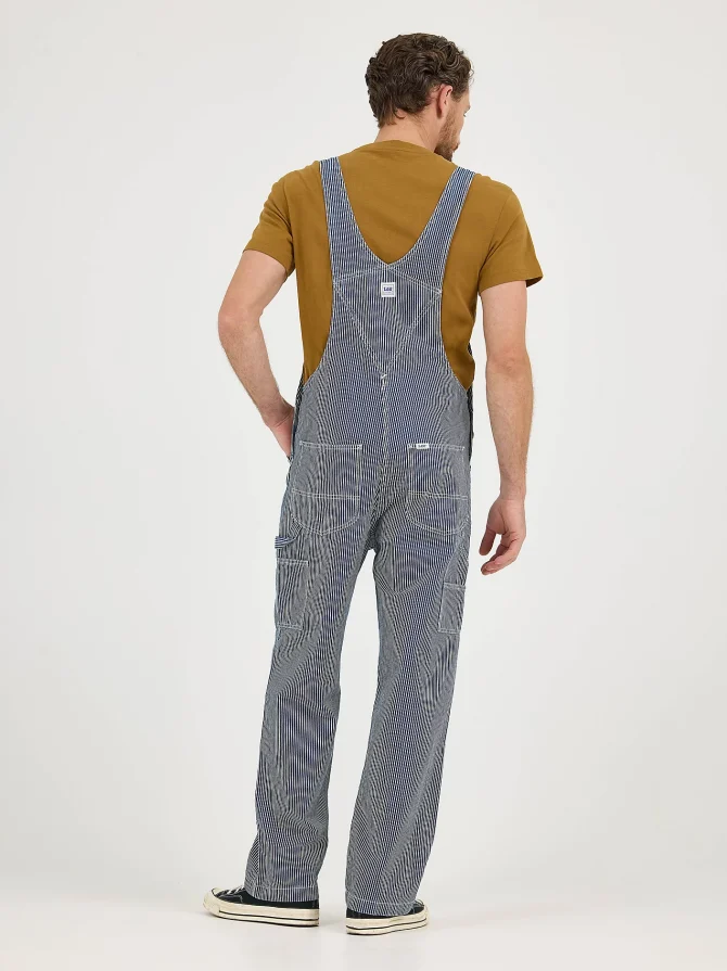 Men's Railroad Stripe Workwear Bib Overall - Image 2