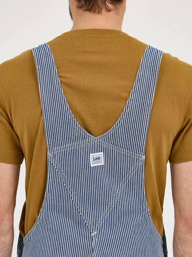 Men's Railroad Stripe Workwear Bib Overall - Image 5