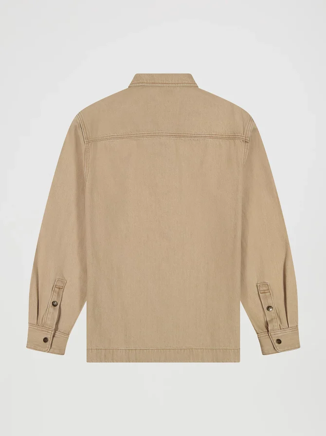 Men's Double Pocket Snap Front Overshirt - Image 6