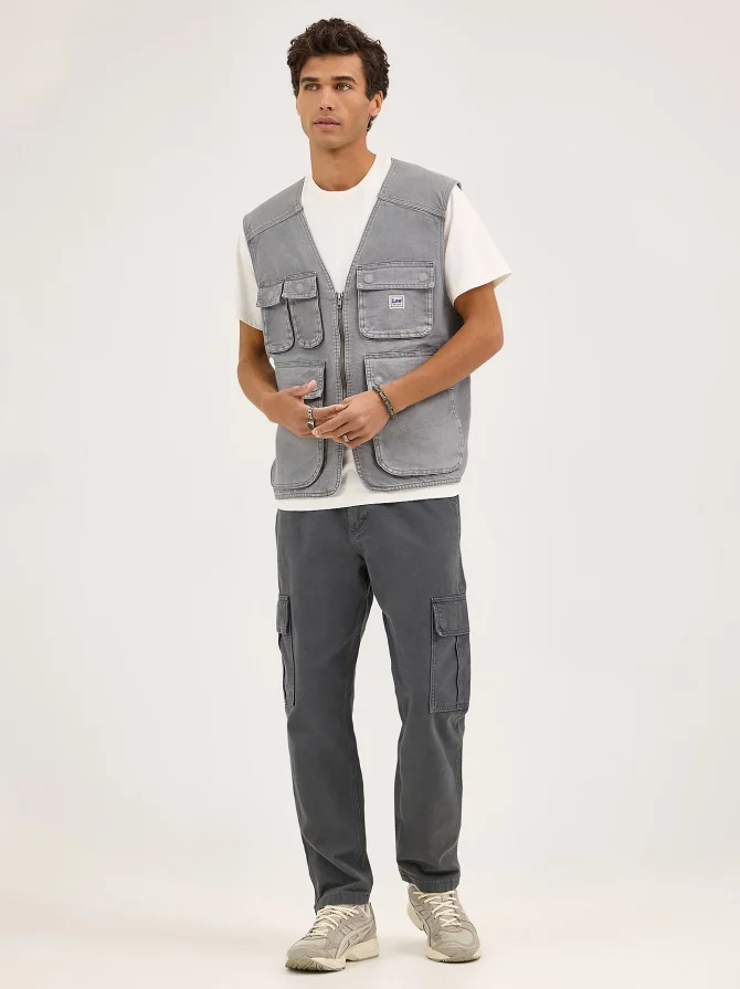 Men's Relaxed Workwear Vest - Image 2