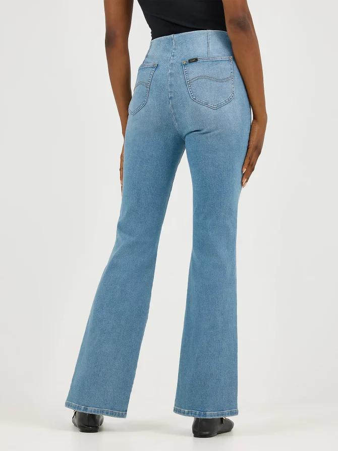 Women's Pull On Bootcut Jean - Image 3