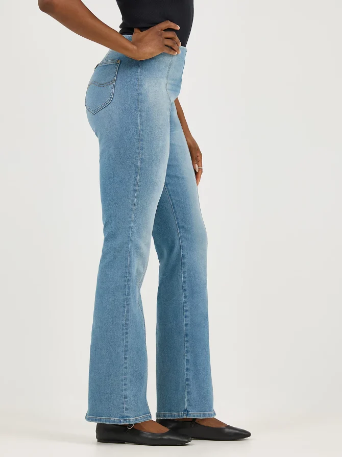 Women's Pull On Bootcut Jean - Image 4