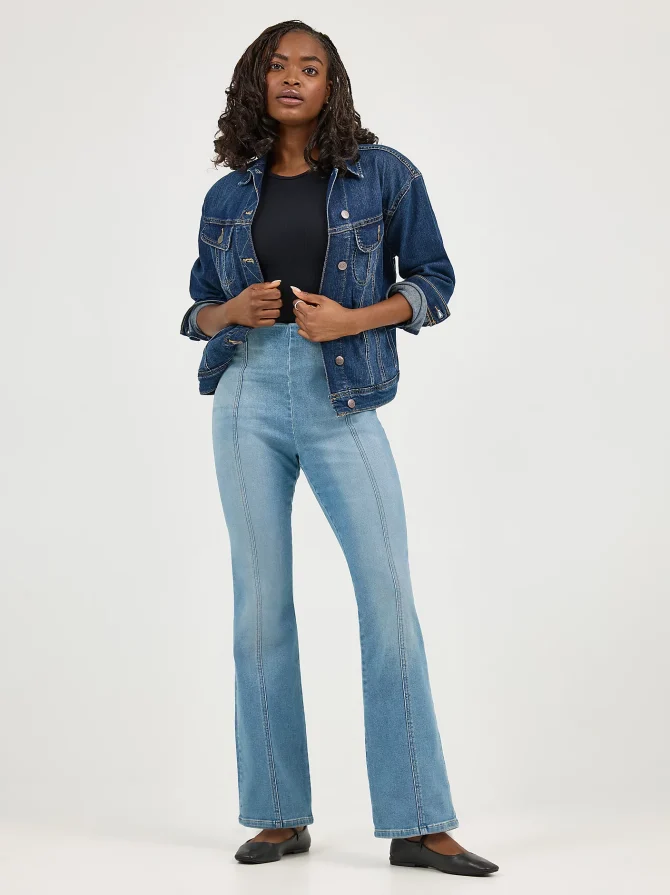 Women's Pull On Bootcut Jean - Image 6