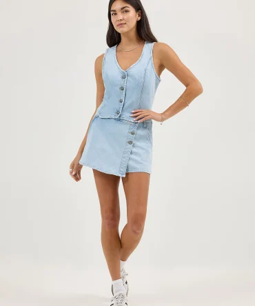 Women's High Rise Wrap Skort
