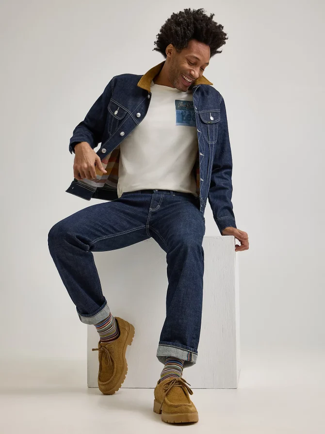 Men's Lee® x Paul Smith Selvedge Storm Rider Jacket - Image 2