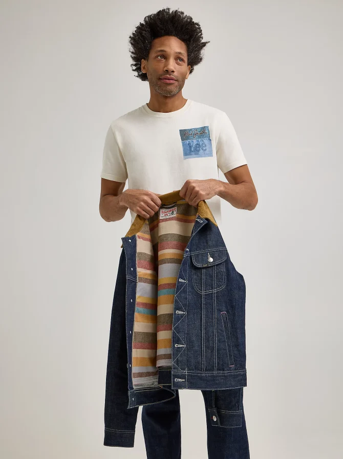 Men's Lee® x Paul Smith Selvedge Storm Rider Jacket - Image 8