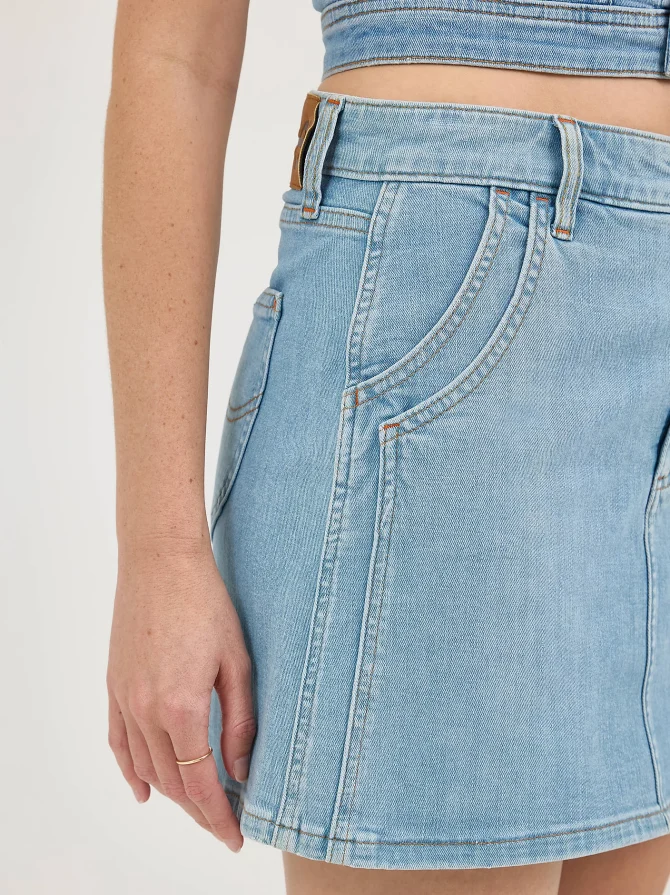 Women's Double Side Seam Mini Skirt - Image 5