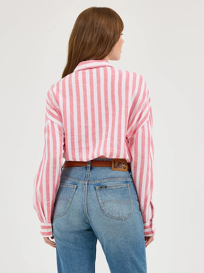 Women's Elastic Waist Pocketless Shirt - Image 3