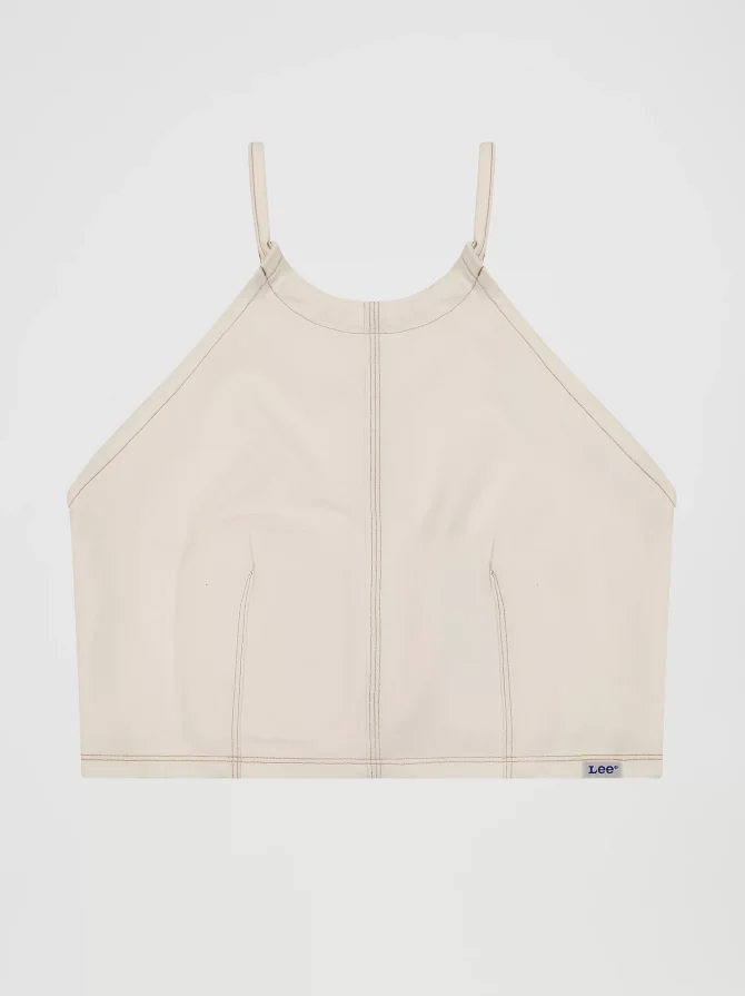 Women's Backless Tie Halter Tank - Image 6