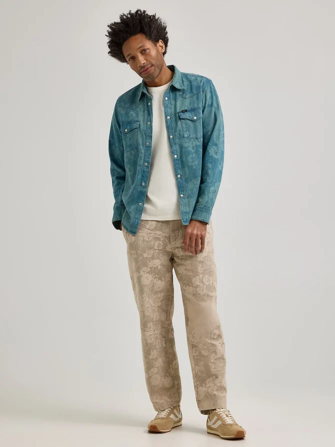 Men's Lee® x Paul Smith Jacquard Tapered Trouser Pant