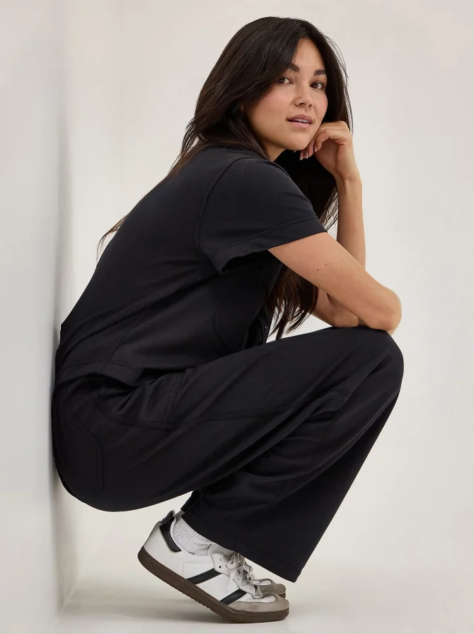 Women's High Rise Loose Utility Drawstring Pant - Image 7