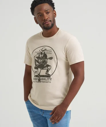 Men's Acoustic Guitar Graphic Tee