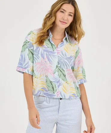 Women's Crop Fit Camp Shirt