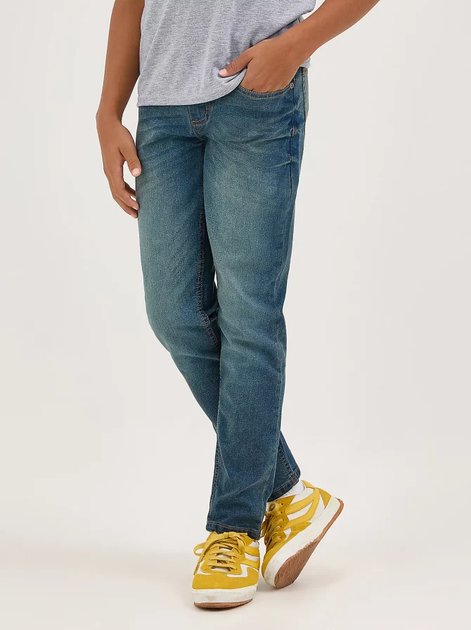 Boy's Slim Straight Stretch Jean - Image 2