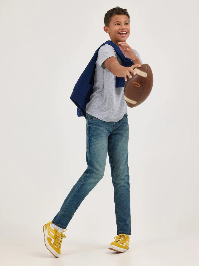 Boy's Slim Straight Stretch Jean - Image 7
