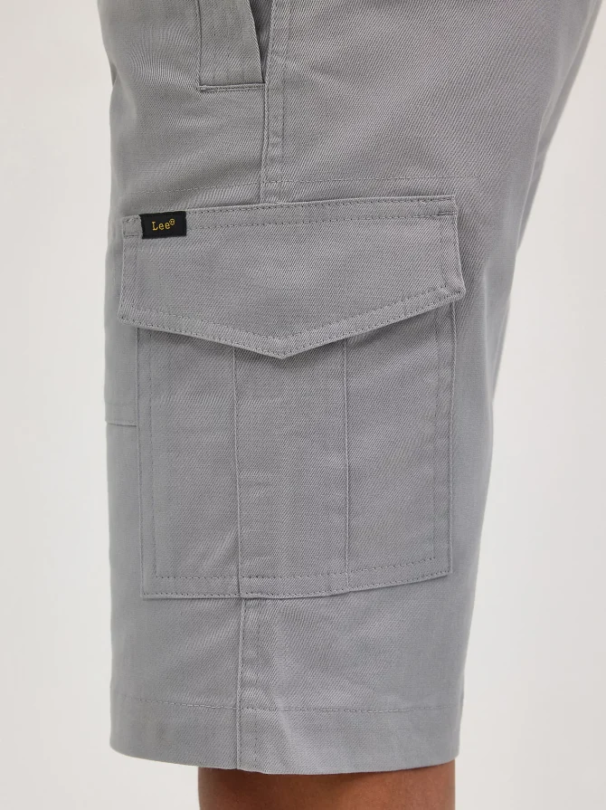 Boy's Rib Stretch Pull On Cargo Short - Image 6