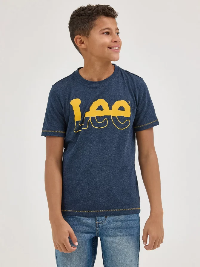 Boy's Split Twitch Logo Tee