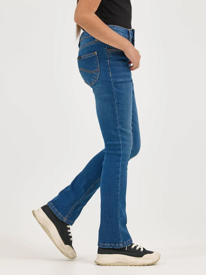 Girl's High Rise Flare Jean - Image 4