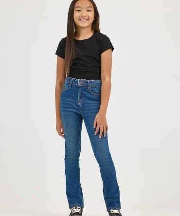 Girl's High Rise Flare Jean