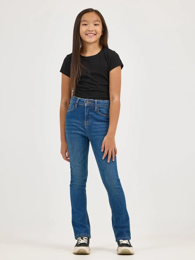 Girl's High Rise Flare Jean