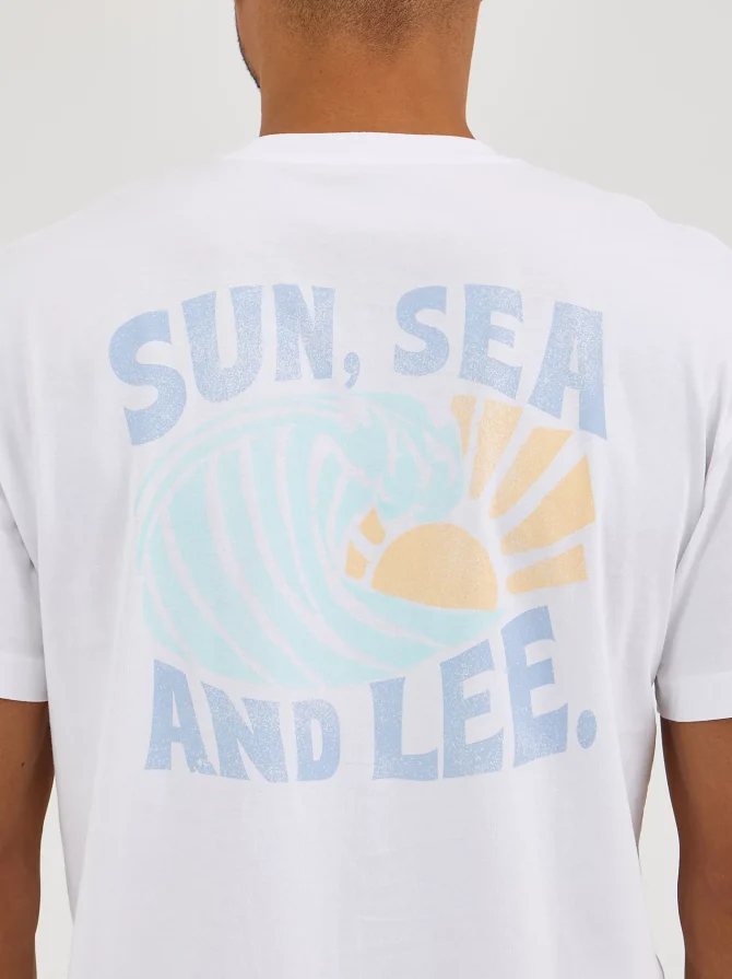 Men's Sun Sea and Lee Graphic Tee - Image 5