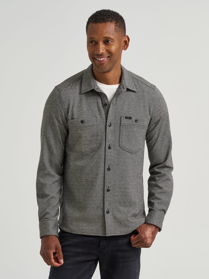 Men's Brushed Knit Shop Shirt