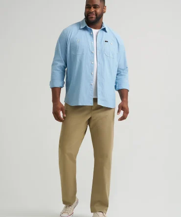 Men's Extreme Motion Relaxed Straight Twill Jean (Big & Tall)