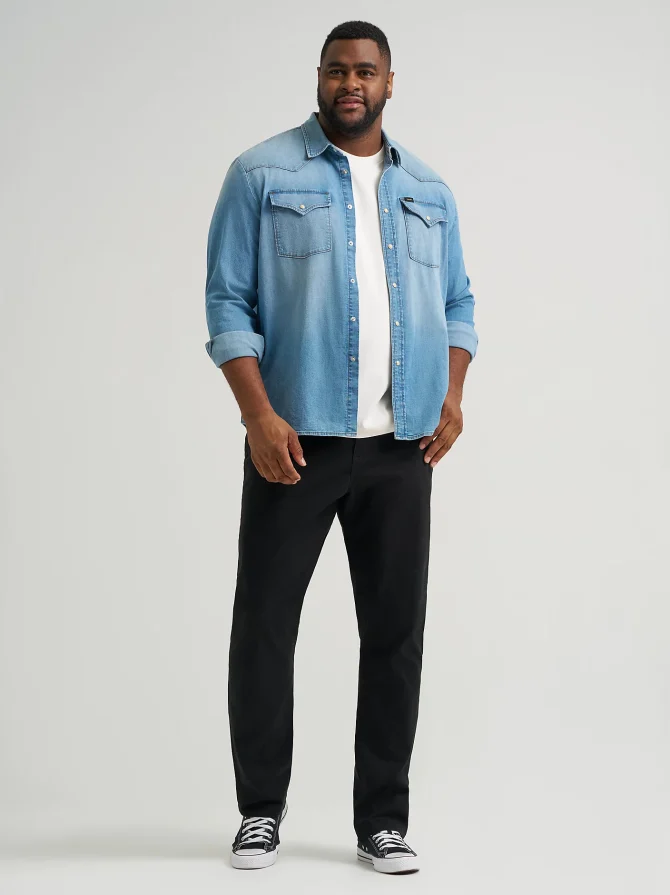 Men's Extreme Motion Straight Fit Tapered Leg Jean (Big & Tall)