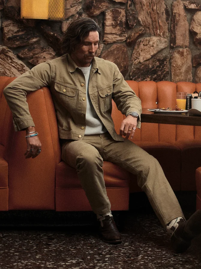 Men's Lee® x Buck Mason Herringbone Twill 101J Jacket - Image 2