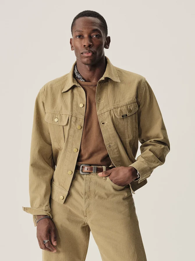 Men's Lee® x Buck Mason Herringbone Twill 101J Jacket