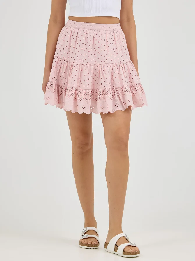 Women's Eyelet Skirt - Image 2