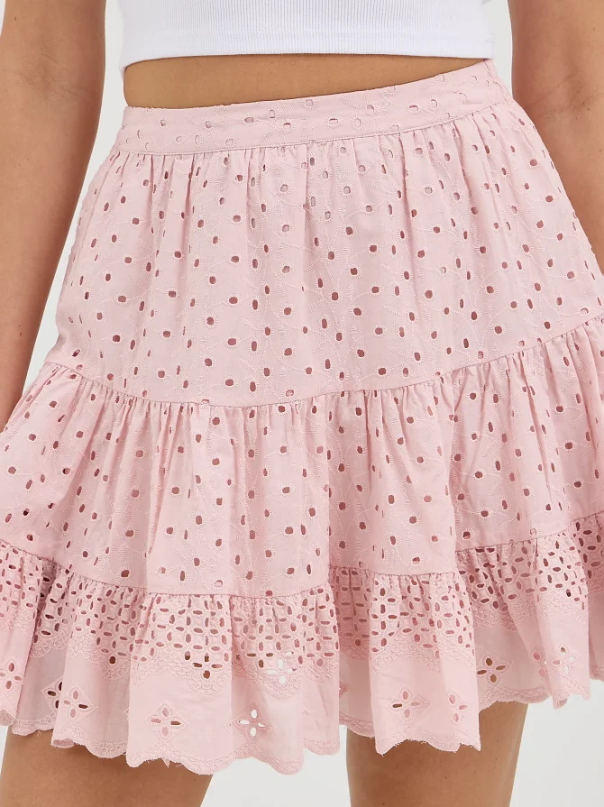 Women's Eyelet Skirt - Image 5