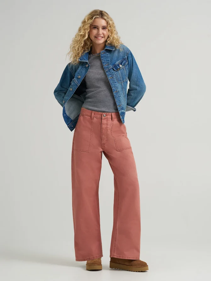 Women's Patch Pocket Slouch Pant - Image 7