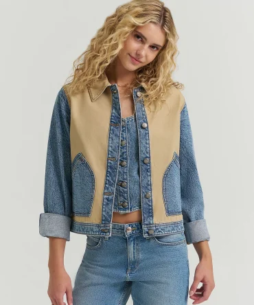 Women's Mixed Media Jacket