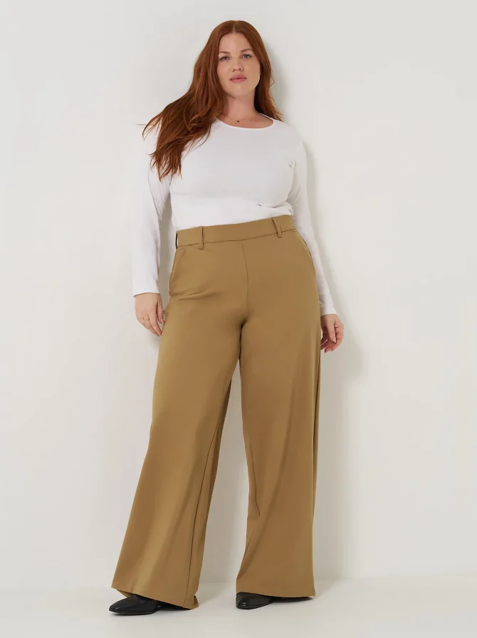 Women's Ultra Lux Comfort Any Wear Wide Leg Pant (Plus) - Image 7