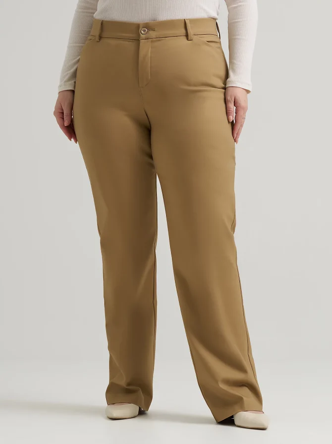 Women's Ultra Lux Comfort with Flex Motion Trouser Pant (Plus) - Image 2
