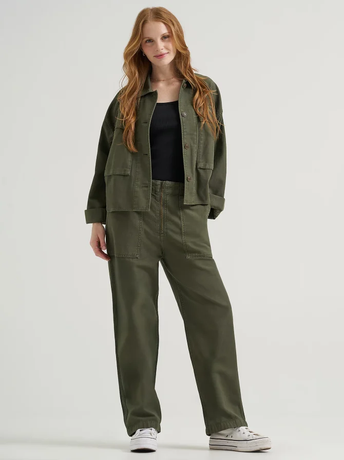 Women's High Rise Loose Utility Pant
