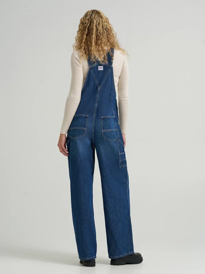 Women's Relaxed Straight Bib Overall - Image 3