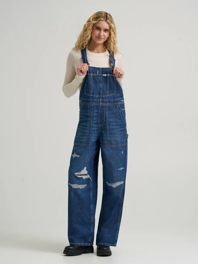 Women's Relaxed Straight Bib Overall