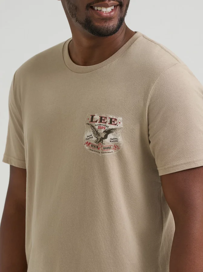 Men's Eagle Logo Graphic Tee - Image 3