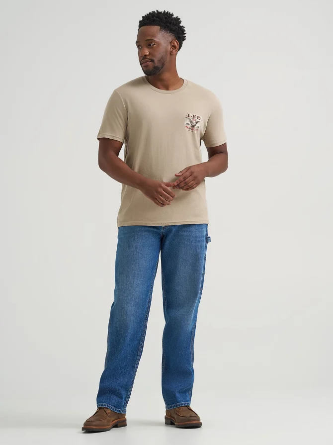 Men's Eagle Logo Graphic Tee - Image 5