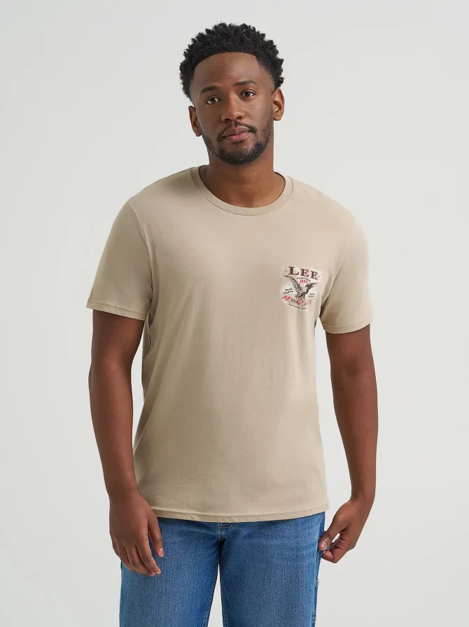 Men's Eagle Logo Graphic Tee